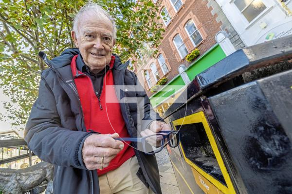 Picture by Peter Frankland. 10-11-25 Chris Bradshaw has worn glasses from a young age. He has just undergone an operation in the UK, facilitated by Specsavers, which means he no longer needs them.
