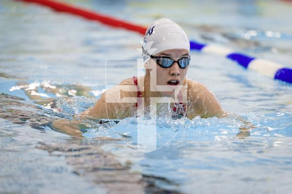 Picture by Peter Frankland. 22-11-25 Swimming at Beau Sejour. Channel Islands Championships. Jessica Boyle