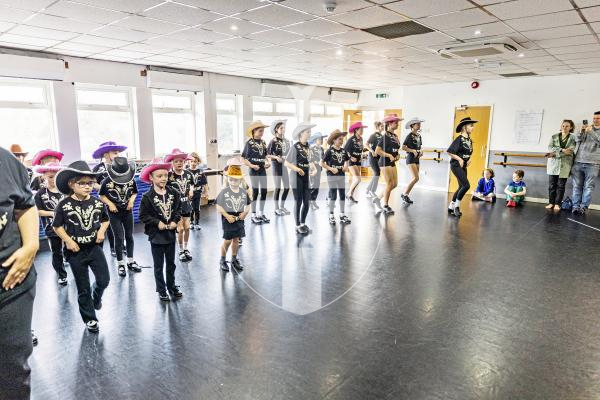 Picture by Sophie Rabey.  23-11-25.  The Academy of Dance & Theatre Arts, Houge du Pommier, took part in the Tapathon 2025.  The international tap dance event is to raise money for Children in Need and aimed break a world record.