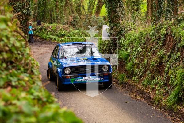 Picture by Jason Friend 20.02.2026 Guernsey Rally 2026 competitors take on the lanes of the castel stage on Friday afternoon