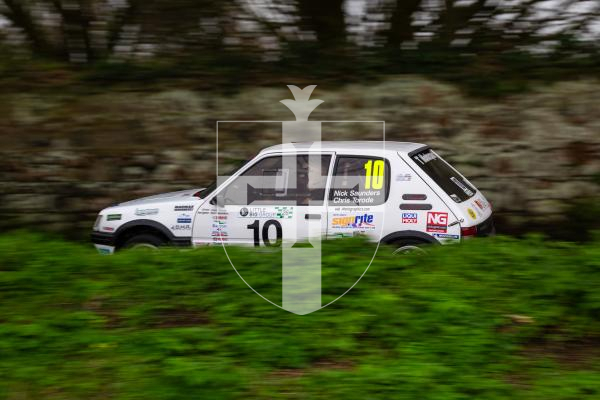 Picture by Jason Friend 20.02.2026 Guernsey Rally 2026 competitors take on the lanes of the castel stage on Friday afternoon