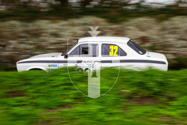 Picture by Jason Friend 20.02.2026 Guernsey Rally 2026 competitors take on the lanes of the castel stage on Friday afternoon