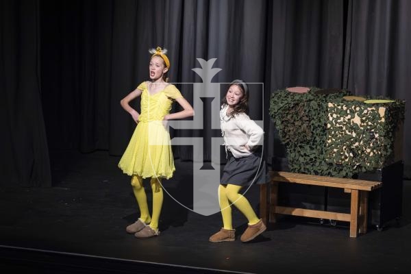 Picture by Peter Frankland. 11-03-26 Eisteddfod Class D052 Musical Duos Under 15 Years. Aoiffe Marie Manning and Eloise Rodrigues.
