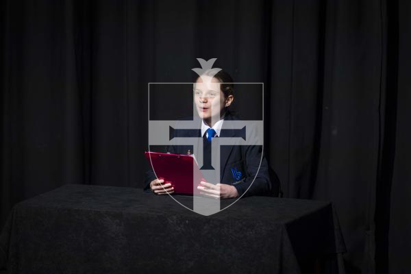 Picture by Peter Frankland. 11-03-26 Eisteddfod Class D025 - News Reading Under 13 Years. Amelie Buck