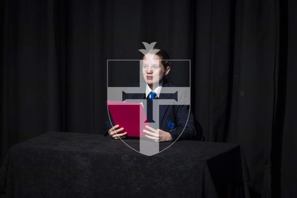 Picture by Peter Frankland. 11-03-26 Eisteddfod Class D025 - News Reading Under 13 Years. Amelie Buck