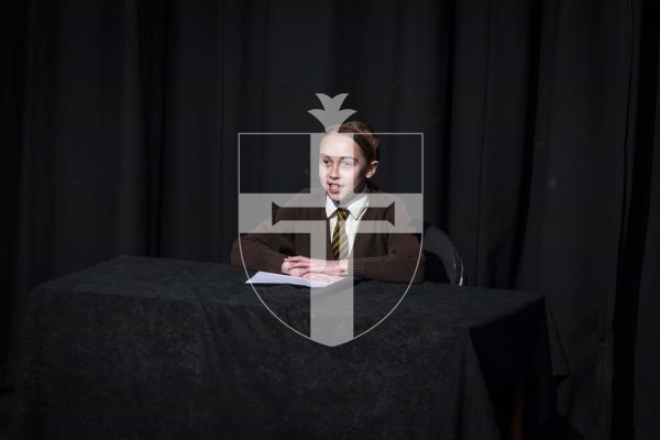 Picture by Peter Frankland. 11-03-26 Eisteddfod Class D025 - News Reading Under 13 Years. Piper Bewey