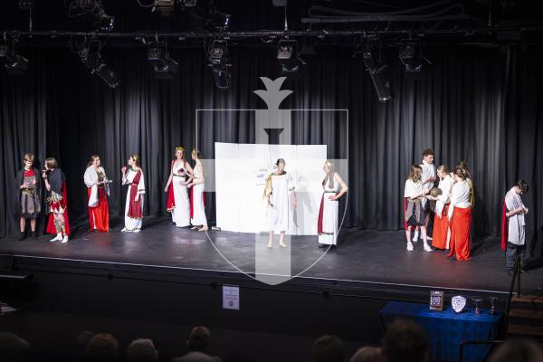 Picture by Peter Frankland. 14-03-26 Eisteddfod Class D069 - Devised Musical Group Work Under 18 Years. G.A.T.E. 'All Greek To Me'.