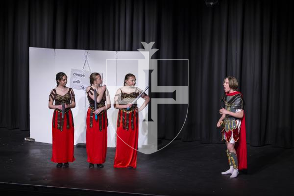 Picture by Peter Frankland. 14-03-26 Eisteddfod Class D069 - Devised Musical Group Work Under 18 Years. G.A.T.E. 'All Greek To Me'.