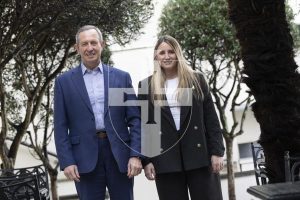 Picture by Peter Frankland. 06-02-26 Feature for Business Brief on Shaun Lacey, who is retiring from Rathbones and Tiffany Gervaise-Brazier who is taking over as head of the Guernsey office.