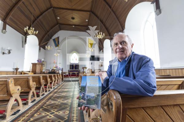 Picture by Peter Frankland. 16-03-26 David Robilliard has written a book about Torteval Church.