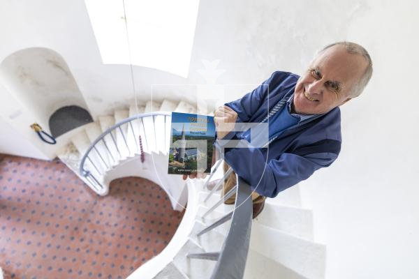 Picture by Peter Frankland. 16-03-26 David Robilliard has written a book about Torteval Church.