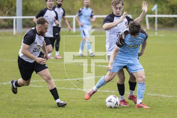 Picture By Peter Frankland. 02-05-26 Football at Northfield. Upton final North v Jersey wanderers.
Game was moved from the Corbet Field to Northfield due to a waterlogged pitch.