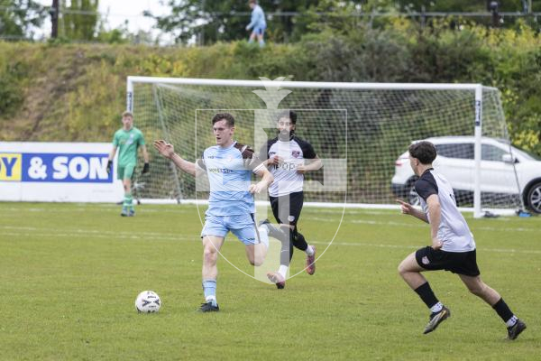 Picture By Peter Frankland. 02-05-26 Football at Northfield. Upton final North v Jersey wanderers.
Game was moved from the Corbet Field to Northfield due to a waterlogged pitch.
