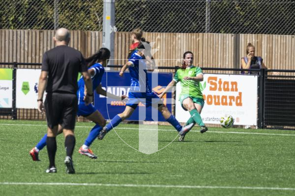 Picture by Peter Frankland. 23-08-26 Football at Victoria Park - GFC Women v Chessington and Hook United.