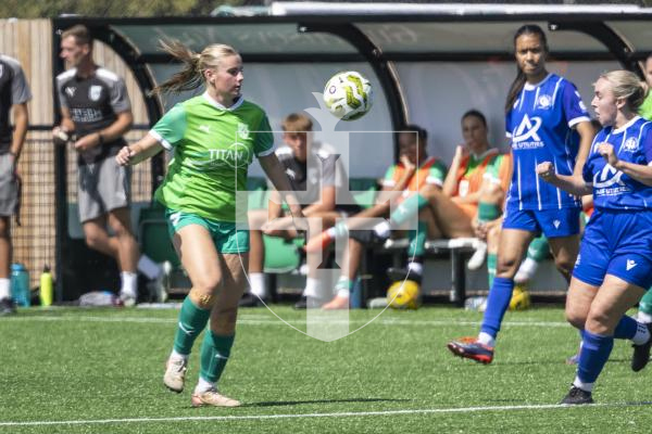 Picture by Peter Frankland. 23-08-26 Football at Victoria Park - GFC Women v Chessington and Hook United.