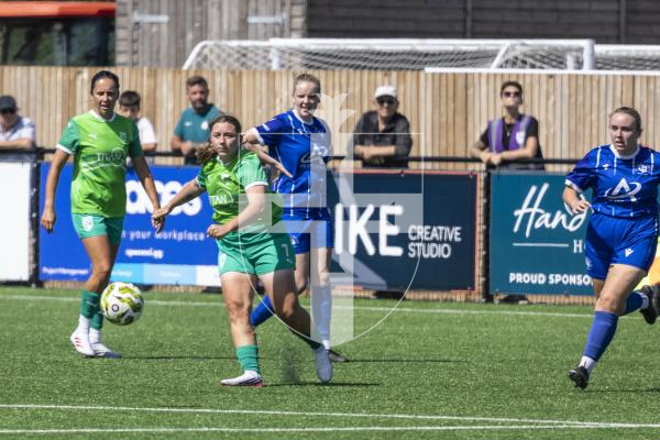 Picture by Peter Frankland. 23-08-26 Football at Victoria Park - GFC Women v Chessington and Hook United.