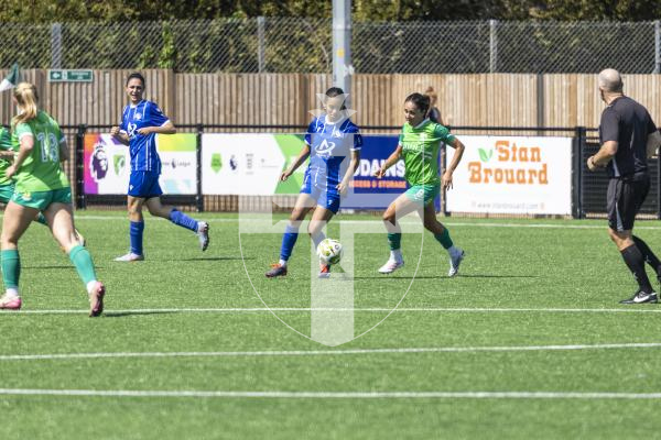 Picture by Peter Frankland. 23-08-26 Football at Victoria Park - GFC Women v Chessington and Hook United.
