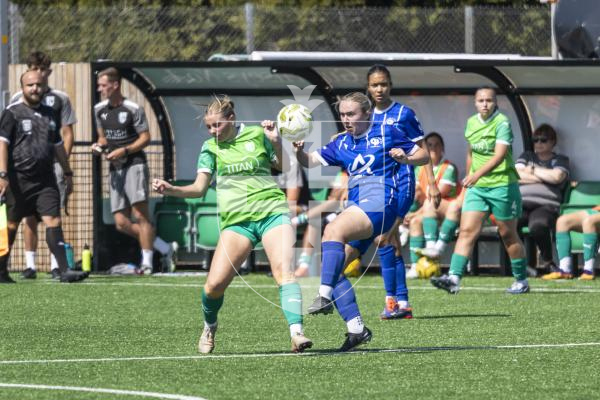 Picture by Peter Frankland. 23-08-26 Football at Victoria Park - GFC Women v Chessington and Hook United.