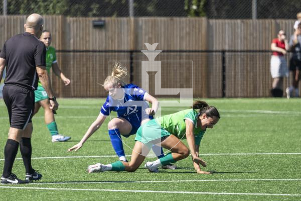 Picture by Peter Frankland. 23-08-26 Football at Victoria Park - GFC Women v Chessington and Hook United.