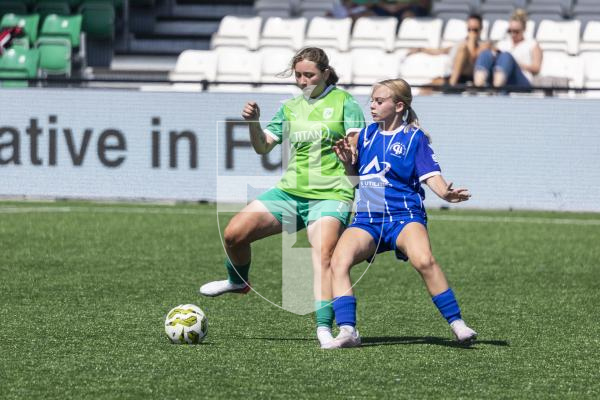 Picture by Peter Frankland. 23-08-26 Football at Victoria Park - GFC Women v Chessington and Hook United.