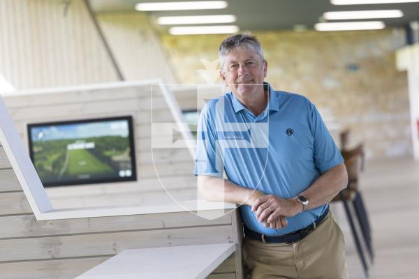 Picture by Peter Frankland. 01-09-26 Karl Morris is a golf peformance coach and is visiting La Grande Mare to deliver some sessions to local golfers.
