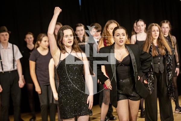 Picture by Sophie Rabey.  21-02-24.  Ladies College students are putting on the performance of Chicago.
L-R Madeleine Gallagher (17) and Lauren de Jersey (18) who both play character, Velma.
