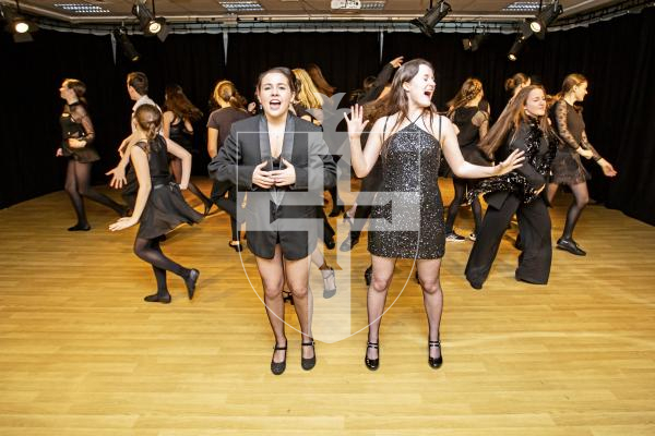 Picture by Sophie Rabey.  21-02-24.  Ladies College students are putting on the performance of Chicago.
L-R Lauren de Jersey (18) and Madeleine Gallagher (17) who both play character, Velma.