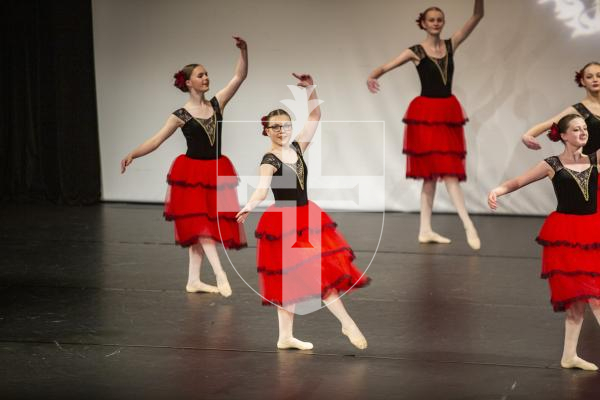 Picture by Sophie Rabey.  27-01-23.  Dance Festival 2023.  Thursday Evening.CLASSICAL GROUPS: Under 20 (The Lesley Blondel Trophy)Starlight Dance Academy - Belleza Española