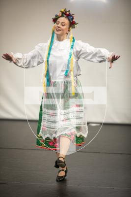 Picture by Sophie Rabey.  27-01-23.  Dance Festival 2023.  Thursday AfternoonNATIONAL E AGE 15 & 16 (The Margaret Gaudion Cup with Classes D & F)Erin Lawrence - Ukranian- Hopak