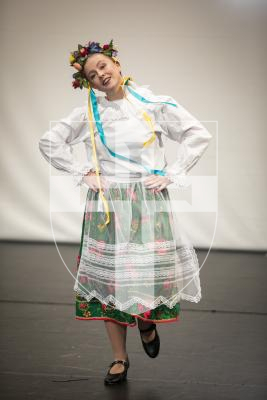 Picture by Sophie Rabey.  27-01-23.  Dance Festival 2023.  Thursday AfternoonNATIONAL E AGE 15 & 16 (The Margaret Gaudion Cup with Classes D & F)Erin Lawrence - Ukranian- Hopak