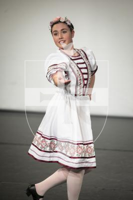 Picture by Sophie Rabey.  27-01-23.  Dance Festival 2023.  Thursday AfternoonNATIONAL E AGE 15 & 16 (The Margaret Gaudion Cup with Classes D & F)Lexi Boyd - Hungarian Wedding Dance