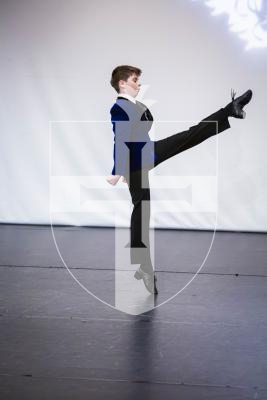 Picture By Peter Frankland. 28-01-23 Guernsey Festival of Dance 2023. Day 6 morning session. National D Age 13 and 14 (The Margaret Gaudier Cup with classes E and F). Cai Hoyte - Irish - Reel Time