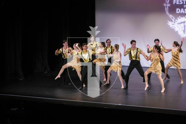 Picture By Peter Frankland. 28-01-23 Guernsey Festival of Dance 2023. Day 6 evening session. Modern Dance Groups: Under 20 (The Elizabeth Harrison Trophy) G.A.T.E. - Kooza Dance