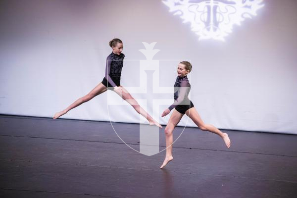 Picture By Peter Frankland. 28-01-23 Guernsey Festival of Dance 2023. Day 6 evening session. Duets - Theatre Under 13 (The Karen Collins Award with Duets - Classical Under 13 and Duets - Classical/Theatre Under 20). Coco Holden and Poppy Hyland