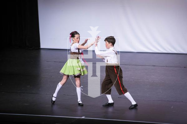 Picture By Peter Frankland. 28-01-23 Guernsey Festival of Dance 2023. Day 6 evening session. Duets - Theatre Under 13 (The Karen Collins Award with Duets - Classical Under 13 and Duets - Classical/Theatre Under 20). Jacob Morgan and Lottie Colmer - More of him to love