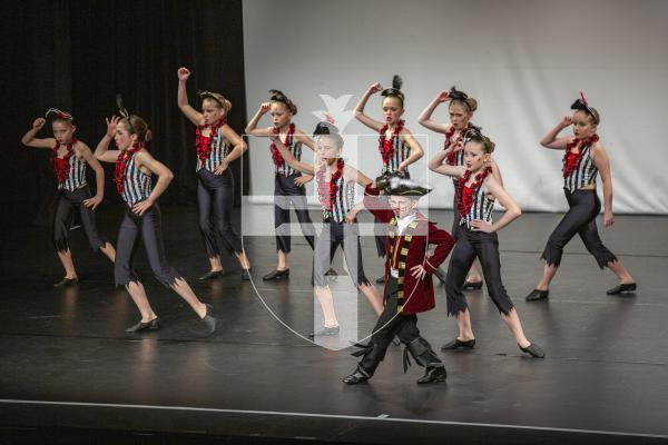 Picture by Sophie Rabey.  27-01-23.  Dance Festival 2023.  Thursday Afternoon.SONG & DANCE GROUPS: Under 13 (The Karen Dempsey Trophy)G.A.T.E. - Good Old Captain Hook