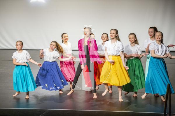 Picture by Sophie Rabey.  27-01-23.  Dance Festival 2023.  Thursday Afternoon.SONG & DANCE GROUPS: Under 13 (The Karen Dempsey Trophy)Music Box Dance - Grease is the word