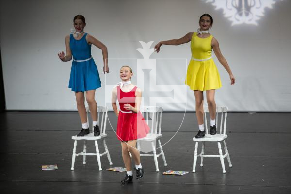Picture by Sophie Rabey.  27-01-23.  Dance Festival 2023.  Thursday Evening.TRIOS & QUARTETS - THEATRE Under 20 (The Dorothy Webster Memorial Trophy with Trios & Quartets - Classical Under 20, Trios & Quartets - Under 9 and Trios & Quartets - Classical/Theatre Under 13)Charlie Elston, Poppy Brehaut & Matilda Cole - Someone in the Crowd