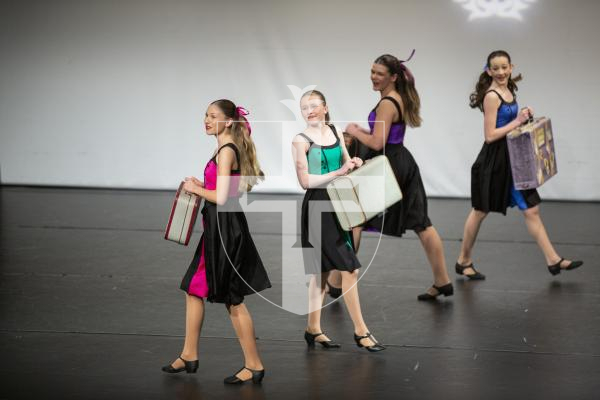 Picture by Sophie Rabey.  27-01-23.  Dance Festival 2023.  Thursday Evening.TRIOS & QUARTETS - THEATRE Under 20 (The Dorothy Webster Memorial Trophy with Trios & Quartets - Classical Under 20, Trios & Quartets - Under 9 and Trios & Quartets - Classical/Theatre Under 13)Charlotte Langford, Hannah Smith, Zara Stafford-Bell & Sicely Mountford - Just Arrived