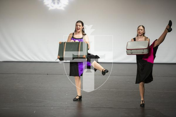 Picture by Sophie Rabey.  27-01-23.  Dance Festival 2023.  Thursday Evening.TRIOS & QUARTETS - THEATRE Under 20 (The Dorothy Webster Memorial Trophy with Trios & Quartets - Classical Under 20, Trios & Quartets - Under 9 and Trios & Quartets - Classical/Theatre Under 13)Charlotte Langford, Hannah Smith, Zara Stafford-Bell & Sicely Mountford - Just Arrived