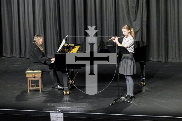 Picture by Sophie Rabey.  06-03-25.  Guernsey Eisteddfod 2025 at Beau Sejour. 
Thursday 6th March - Afternoon Session.  Class M078 - Orchestral Woodwind Under 14.  (RH Le Prevost Junior Trophy).
Amber Le Page - Allegro Moderato 1st Movt (Flute) - Claude Arrieu