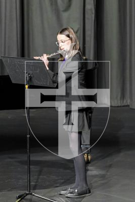 Picture by Sophie Rabey.  06-03-25.  Guernsey Eisteddfod 2025 at Beau Sejour. 
Thursday 6th March - Afternoon Session.  Class M078 - Orchestral Woodwind Under 14.  (RH Le Prevost Junior Trophy).
Isabelle Falla - Somewhere (Flute) - Leonard Bernstein