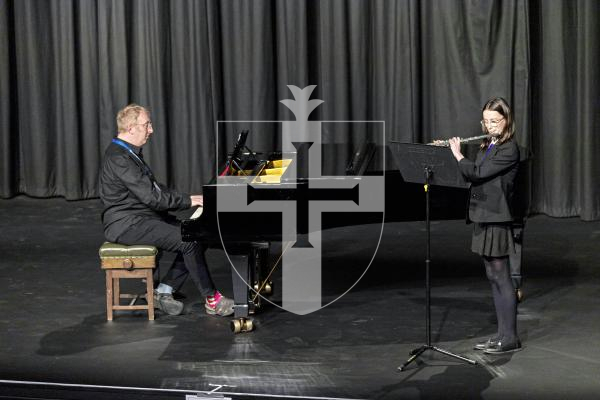 Picture by Sophie Rabey.  06-03-25.  Guernsey Eisteddfod 2025 at Beau Sejour. 
Thursday 6th March - Afternoon Session.  Class M078 - Orchestral Woodwind Under 14.  (RH Le Prevost Junior Trophy).
Isabelle Falla - Somewhere (Flute) - Leonard Bernstein