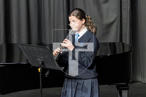 Picture by Sophie Rabey.  06-03-25.  Guernsey Eisteddfod 2025 at Beau Sejour. 
Thursday 6th March - Afternoon Session.  Class M078 - Orchestral Woodwind Under 14.  (RH Le Prevost Junior Trophy).
Erin Cullwick - Quiet Hills (Oboe) - Norman Warren