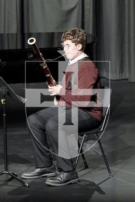 Picture by Sophie Rabey.  06-03-25.  Guernsey Eisteddfod 2025 at Beau Sejour. 
Thursday 6th March - Afternoon Session.  Class M079 - Orchestral Woodwind Under 16.  (The Joan Boucher Cup).
Thomas Kent-Manning - Tambourin (Bassoon) - Gossec