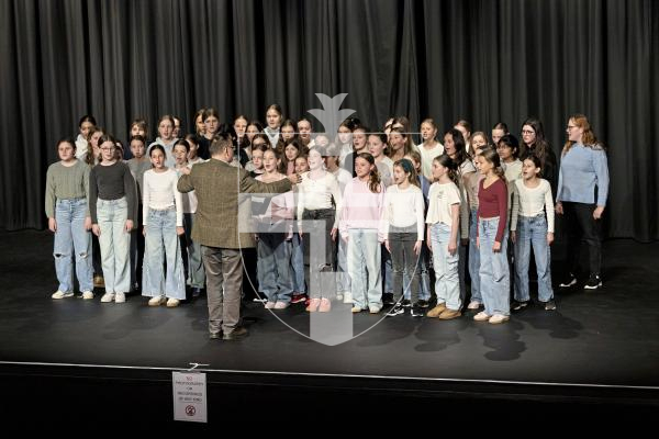 Picture by Sophie Rabey.  06-03-25.  Guernsey Eisteddfod 2025 at Beau Sejour. 
Thursday 6th March - Afternoon Session.  Class M215.  Choirs Secondary School Age Years 7-11.  (The Violet Grace Trophy)
Ladies College Year 7 - Whistle Down the Wind and My Shot (Hamilton).