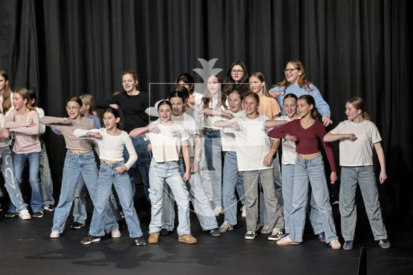 Picture by Sophie Rabey.  06-03-25.  Guernsey Eisteddfod 2025 at Beau Sejour. 
Thursday 6th March - Afternoon Session.  Class M215.  Choirs Secondary School Age Years 7-11.  (The Violet Grace Trophy)
Ladies College Year 7 - Whistle Down the Wind and My Shot (Hamilton).