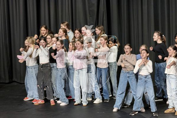 Picture by Sophie Rabey.  06-03-25.  Guernsey Eisteddfod 2025 at Beau Sejour. 
Thursday 6th March - Afternoon Session.  Class M215.  Choirs Secondary School Age Years 7-11.  (The Violet Grace Trophy)
Ladies College Year 7 - Whistle Down the Wind and My Shot (Hamilton).