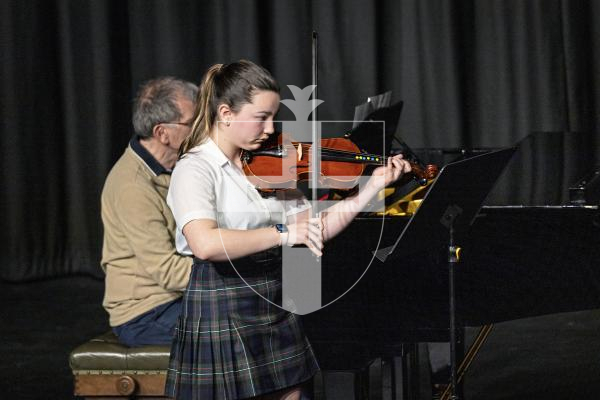 Picture by Sophie Rabey.  06-03-25.  Guernsey Eisteddfod 2025 at Beau Sejour. 
Thursday 6th March - Afternoon Session.  Class M042.  Violin Under 14.  (H De La Mare Cup).
Eva Fernandes - The Crystal Spring