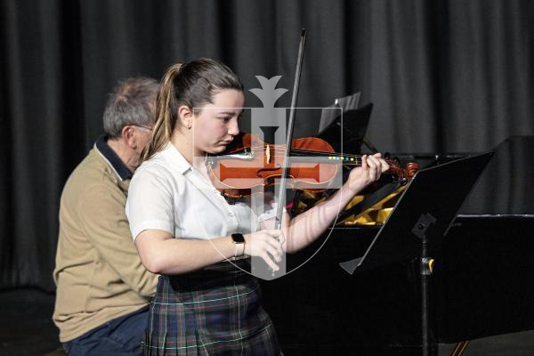 Picture by Sophie Rabey.  06-03-25.  Guernsey Eisteddfod 2025 at Beau Sejour. 
Thursday 6th March - Afternoon Session.  Class M042.  Violin Under 14.  (H De La Mare Cup).
Eva Fernandes - The Crystal Spring